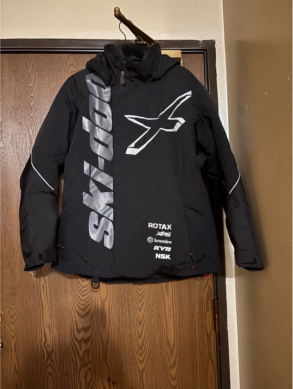 Ski-Doo X-Team Black Snowmobile Jacket - Size Large